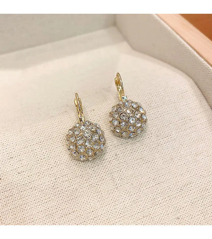 Rhinestone Ball Earrings - Versatile for Weddings, Parties, or Everyday Wear