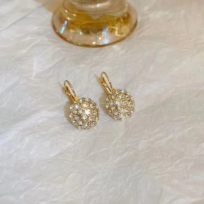 Rhinestone Ball Earrings - Versatile for Weddings, Parties, or Everyday Wear