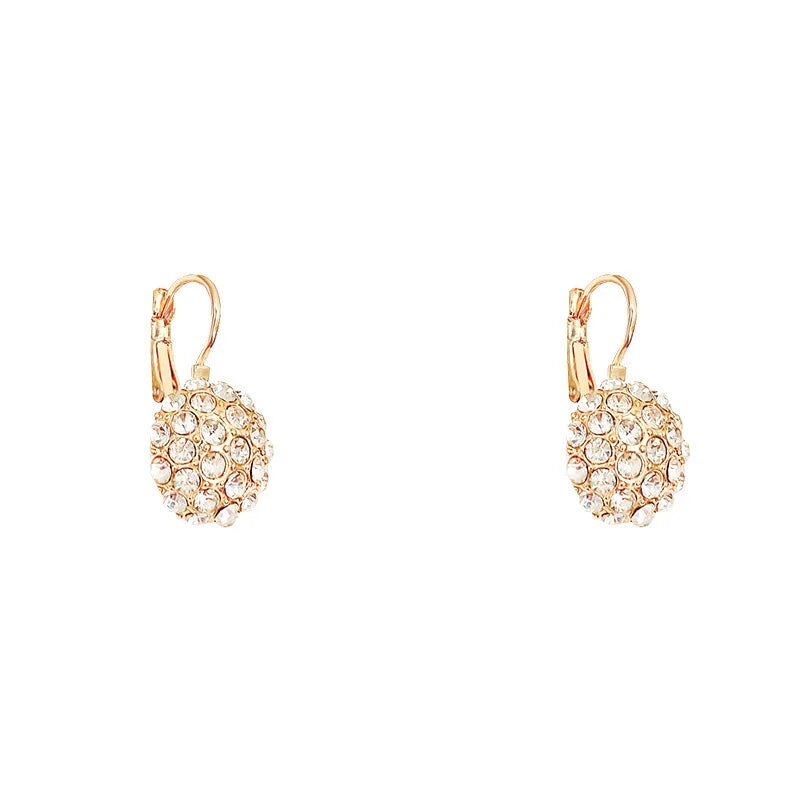 Rhinestone Ball Earrings - Versatile for Weddings, Parties, or Everyday Wear